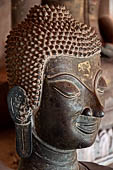 Vientiane, Laos - Wat Si Saket, The gallery around the sim houses thousands of Buddha statues in various mudras, dating  from the 16th century. 